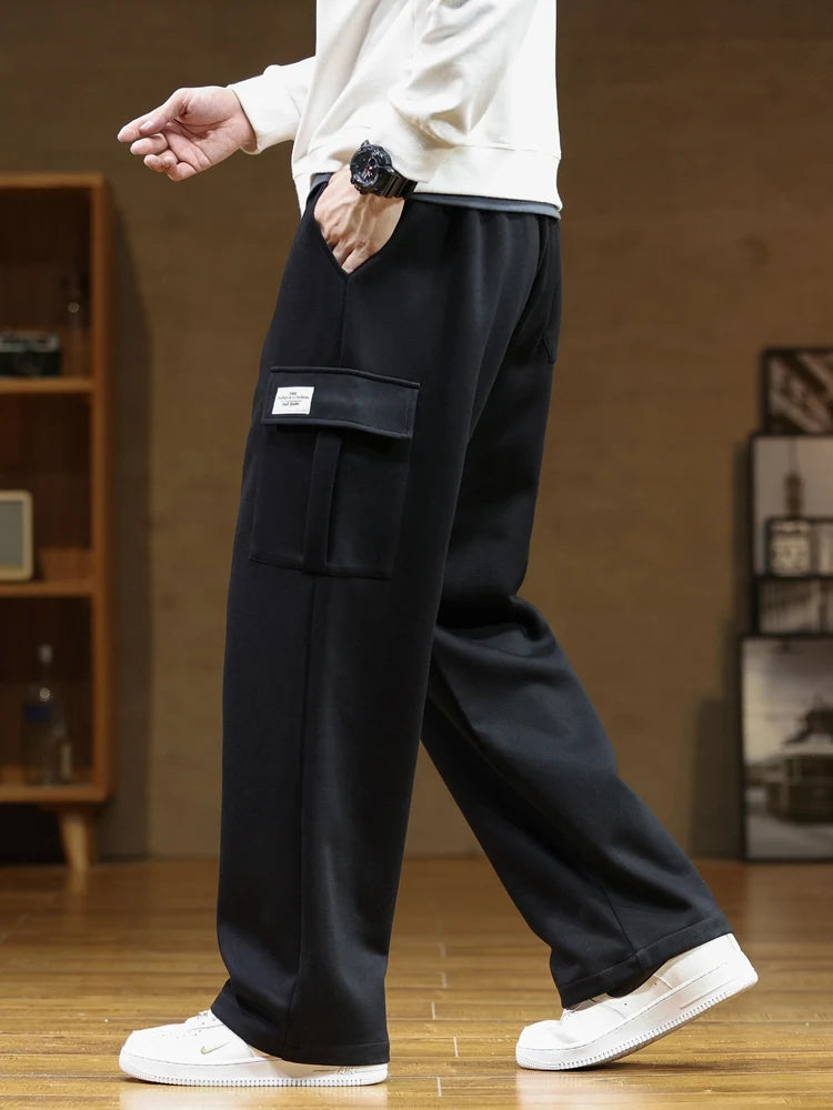 Urban Cargo Wide-Leg Sweatpants