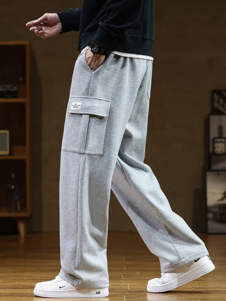 Urban Cargo Wide-Leg Sweatpants