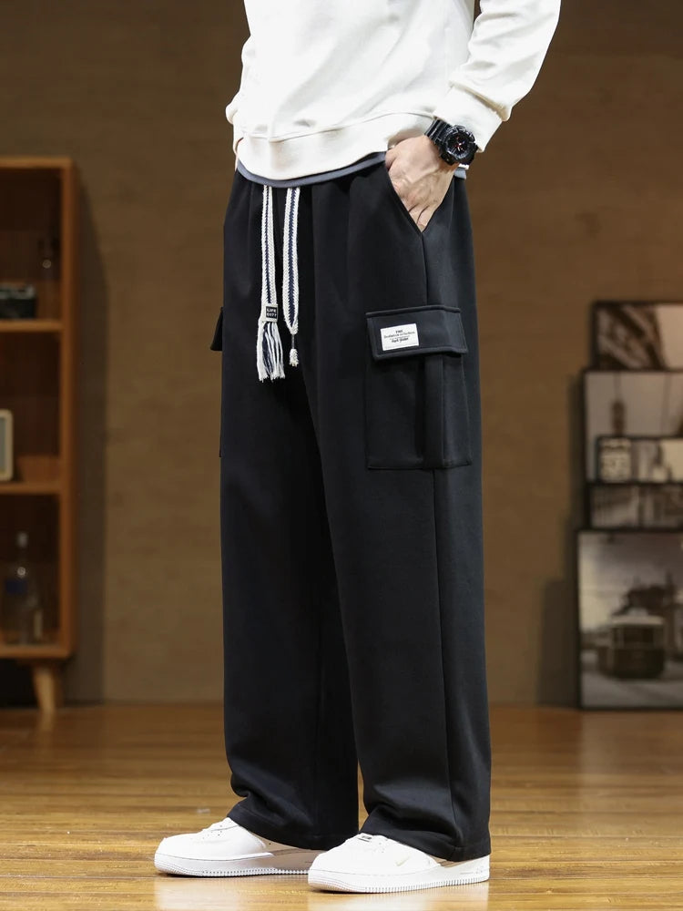 Urban Cargo Wide-Leg Sweatpants