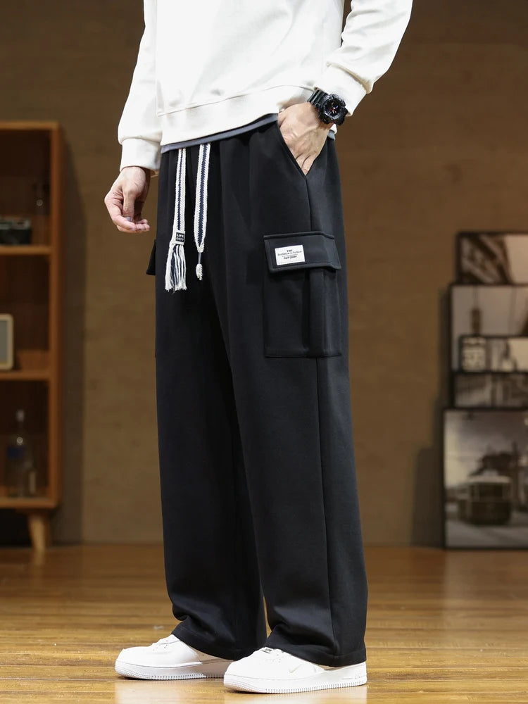 Urban Cargo Wide-Leg Sweatpants